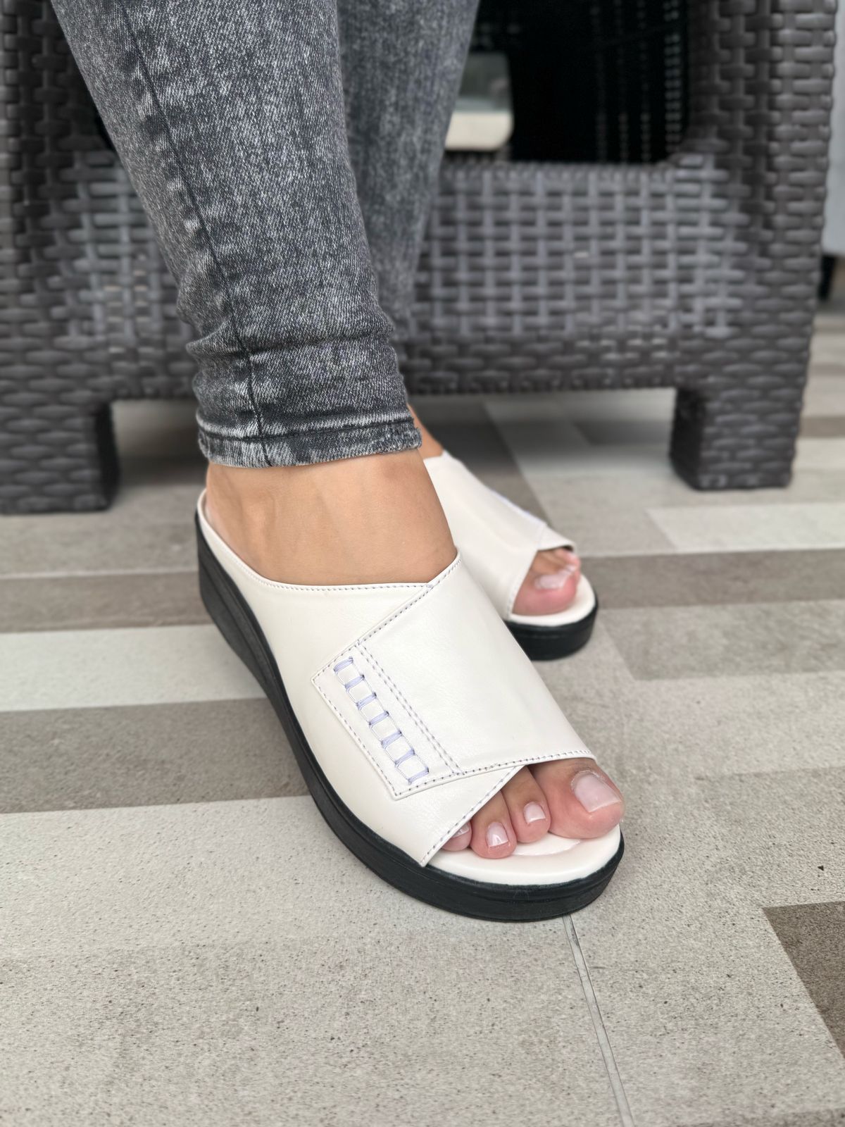 SANDALIA ORTOPEDICA BOCA DE PEZ CONFORT