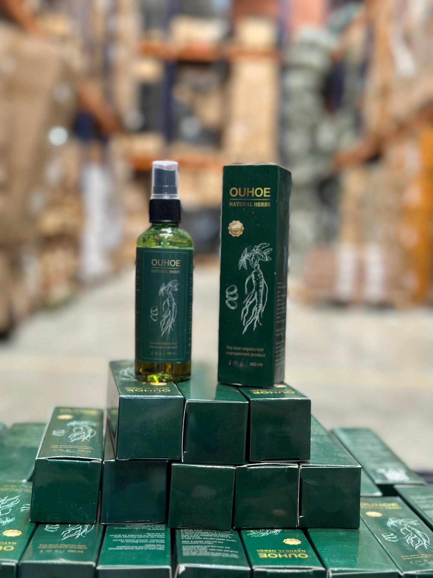 ELIXIR OUHOE - SPRAY GINGENG PARA CRECER EL PELO